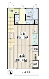 フレッグ自由が丘 304 間取り図