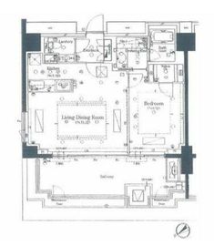 南青山テラス常盤松フォレスト 10階 間取り図