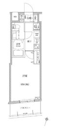 リルシア門前仲町 202 間取り図