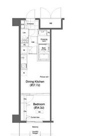 グランハイツ高田馬場 504 間取り図