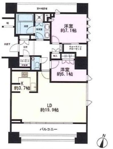 ザ・パークハウス三番町テラス 11階 間取り図