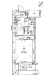 パレステュディオ神楽坂シティタワー 4階 間取り図