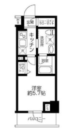 アクサスレジデンス目黒東 2階 間取り図