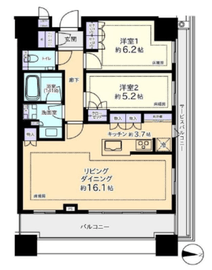 ブリリアタワーズ目黒 5階 間取り図