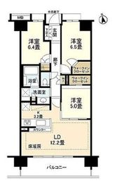 サンクタス南品川 8階 間取り図