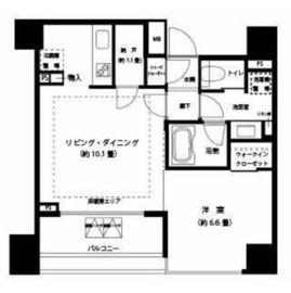 パークホームズ中野南台ステーションテラス 6階 間取り図