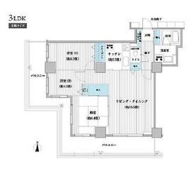 ベルタワー 1903 間取り図