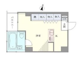 ベルメゾン南麻布グラン 901 間取り図