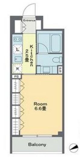 ベルファース戸越スタティオ 303 間取り図