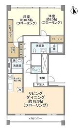 広尾ホームズ 4階 間取り図