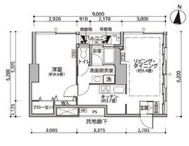 東雲キャナルコートCODAN 11-1115 間取り図