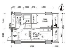 東雲キャナルコートCODAN 13-503 間取り図