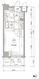 レアライズ新御徒町 2階 間取り図