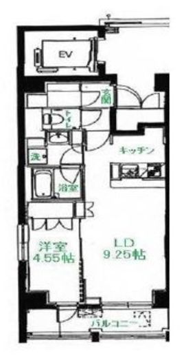 プレミアム銀座イースト 601 間取り図