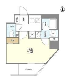 シェフルール新御徒町1 901 間取り図