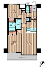 日本橋ファーストレジデンス 1305 間取り図