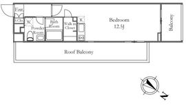 THE LUDLOW NAKAMEGURO 406 間取り図