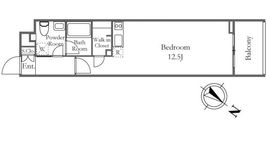 THE LUDLOW NAKAMEGURO 306 間取り図