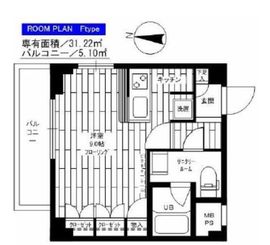 ステージファースト恵比寿二番館 3階 間取り図