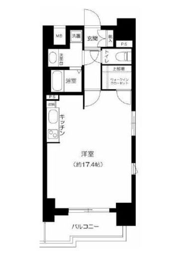 フィース蔵前 12階 間取り図