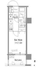 パークアクシス住吉 208 間取り図