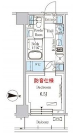 パークアクシス押上サウス 202 間取り図