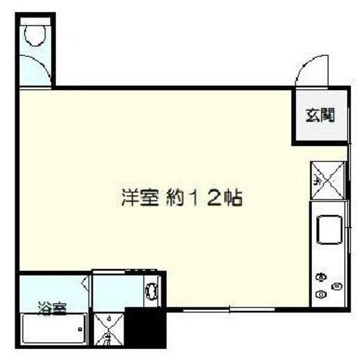 代々木パークハイツ 101 間取り図