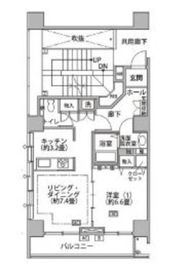 東雲キャナルコートCODAN 18-1125 間取り図