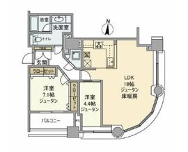 スカイライトタワー 26階 間取り図