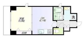 レジデンス神楽坂 202 間取り図