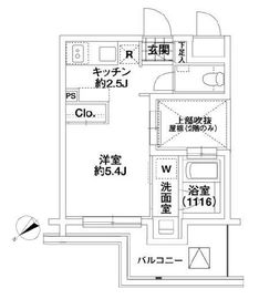 エルスタンザ代々木 411 間取り図