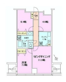 茅場町タワーレジデンス 2105 間取り図