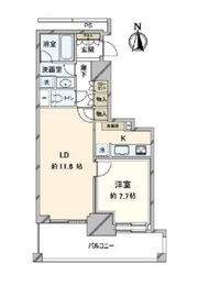 六本木ヒルズレジデンス D棟 6階 間取り図