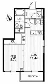 モアリッシェル代官山青葉台 301 間取り図