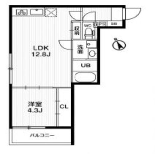 モアリッシェル代官山青葉台 302 間取り図