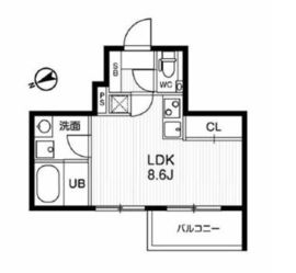 モアリッシェル代官山青葉台 403 間取り図