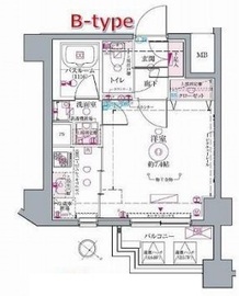 クレヴィスタ代田橋 3階 間取り図