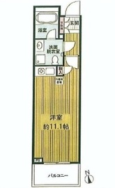 白金タワー 8階 間取り図