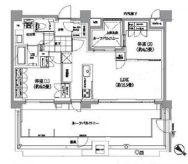 イニシアイオ武蔵小山 5階 間取り図