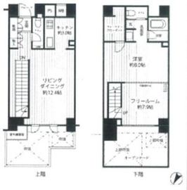 フィールアイ松濤 1階 間取り図