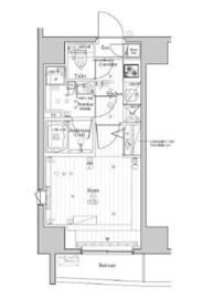 プレミアムキューブジー市谷甲良町 5階 間取り図