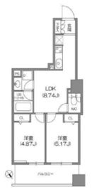 ルクレ新川レジデンス 604 間取り図