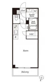 カスタリア代々木上原 203 間取り図