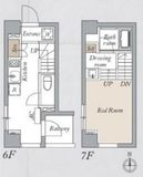 プライマル両国イースト 601 間取り図