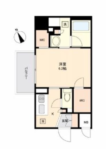 プライマル杉並方南町 503 間取り図