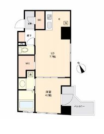 プライマル杉並方南町 602 間取り図