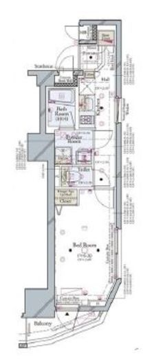 コンシェリア池袋マスターズヴィラ 2階 間取り図