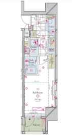 コンシェリア浜松町マスターズヴィラ 4階 間取り図