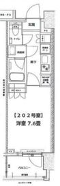 オープンレジデンシア清澄白河 2階 間取り図