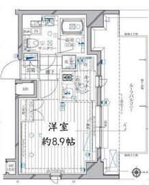 レガリス高田馬場 8階 間取り図